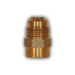 Midland Metal 601-108 MAF/USA FFL x MFL Flare Adapters, MAF/USA FLARE, 5/8Fflx1/2Mfl Flare Adapter, MAF/USA Brass Fittings Factory Price
