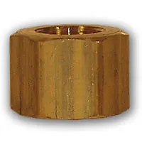 Bargain Mid-America Fittings LF261X5 Hex Nut, 5/16 in Compression, Brass