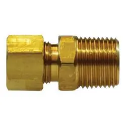 Final Sale AMC 00068-0606 Light Pattern Adapter, 3/8 in Compression x 3/8 in Male NPTF, Brass
