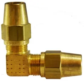 Midland Metal 38197 90 deg Elbow, 3/8 in Tube OD x 3/8 in Tube OD, Brass Best Seller