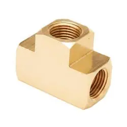 Midland Metal 23700X6 MAF/USA Tee, MAF/USA PIPE, 3/8 Fpt Barstock Tee Sae, MAF/USA Brass Fittings Discount