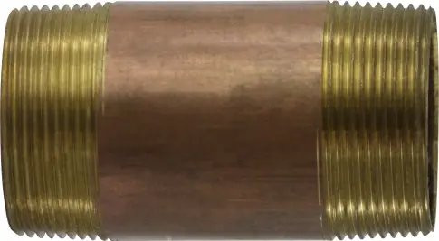 Midland Metal 2-1/2 X 10 RED BRASS NIPPLE - 40191 Mega Sale