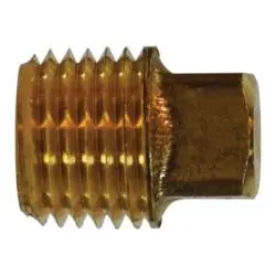AMC 706109-02 Pipe Plug, 1/8 in MIP, 0.58 in, Brass Price Drop