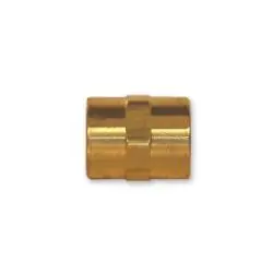 Factory Price Mid-America Fittings 23300X16 SAE Pattern Coupling, 1 in FPT x 1 in FPT, 1.89 in, Brass