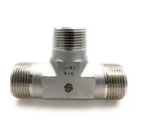 Mega Sale Stainless Adapters SS5600-02-02-02 Tee, 1/8 in MNPT x 1/8 in MNPT x 1/8 in MNPT, Stainless Steel