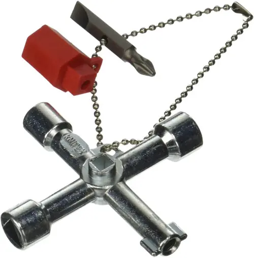 Knipex 00 11 03 Control Cabinet Key, 3" Nominal Length Trusted Brand
