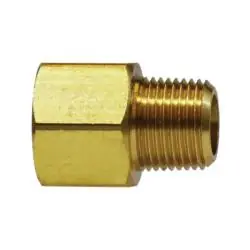 Midland Metal 28207L Extender Adapter, 3/4 in FPT x 3/8 in MPT, Brass Flash Sale