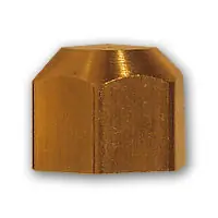 While Supplies Last Midland Metal 40-12 MAF/USA Flare Cap, MAF/USA FLARE, 3/4 Flare Cap, MAF/USA Brass Fittings