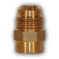 Next Day Delivery Midland Metal 601-84 MAF/USA FFL x MFL Flare Adapters, MAF/USA FLARE, 1/2Ffl x 1/4Mfl Flare Adapter, MAF/USA Brass Fittings