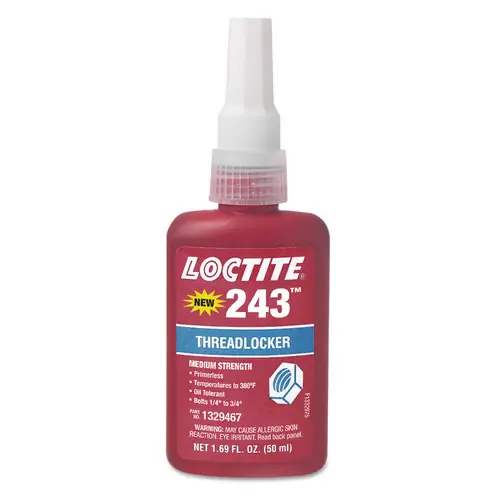 Loctite 1329467 50 Ml Loctite 243 Threadlocker50Ml Oil Tolerant While Supplies Last