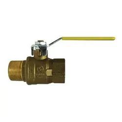 Midland Metal 948105L Italian Ball Valve, 1 in Nominal, MIP x FIP, 600 psi WOG Pressure, Brass Body Cheap