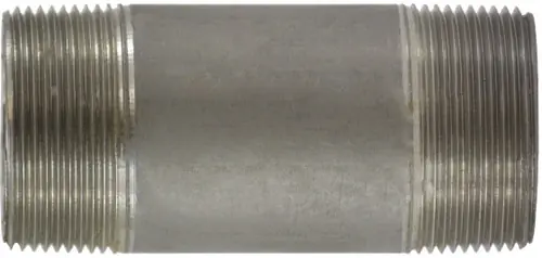 Bargain Midland Metal 52147 Seamless Pipe Nipple, 1-1/2 in MPT x 1-1/2 in MPT, 5 in L, Stainless Steel, SCH 80 Schedule