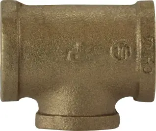 Big Sale Midland Metal 44293 Reducing Tee, 1 in 1/2 in 3/4 in, Bronze