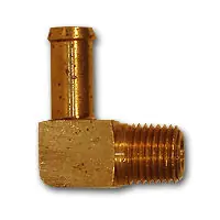 New Arrival Midland Metal 29ESB-62 Single Barb to MPT Elbows, MAF/USA HOSE BARB, 3/8 Hid x 1/8 Mpt Single Barb, MAF/USA Brass Fittings