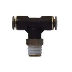 Trusted Brand Midland Metal 272PPSC-2X Swivel Male Branch Tee, Composite Body Push In Fittings, 1/8 x 1/16 Plastic Pp Swvl Branch Tee, Brass Fittings