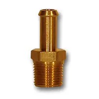 Midland Metal 29SB-62 Single Barb to Male Pipe, MAF/USA HOSE BARB, 3/8 Hid x 1/8 Mpt Single Barb, MAF/USA Brass Fittings Top Rated