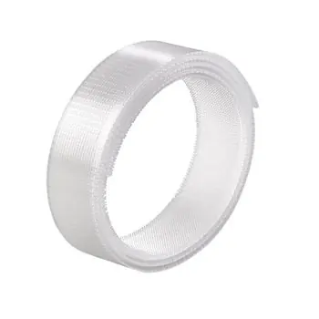 Premium 2" X 25‘ Low-Profile Snap-Together Polyolefin Plastic Fastener Clear