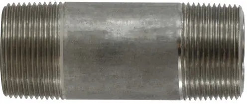 Midland Metal 51125 Pipe Nipple, 1-1/4 in 1-1/4 in, 4 in L, Stainless Steel, SCH 80 Schedule Don't Miss Out