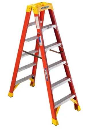 Affordable Werner T6206 6Ft Type Ia Fiberglass Twin Ladder T6206