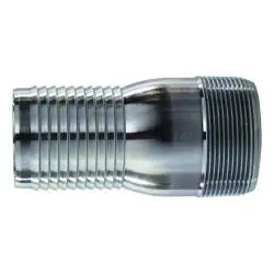 Buchanan Rubber CNT-100-SP Combination King Nipple, 1 in Hose Barbed x 1 in MPT, Steel, Zinc-Plated Hot Picks