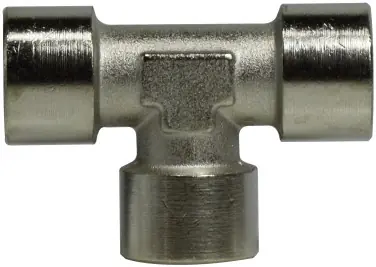 Authentic Midland Metal 1/4 FEMALE BSPP N-PLTD TEE - 28931