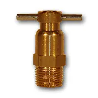 Grab Now Mid-America Fittings 201P Drain Cock, 1/4 in Nominal Pipe, MPT, Brass Body