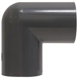 Midland Metal 806012 90 deg Elbow, 1-1/4 in Slip x 1-1/4 in Slip, PVC, Gray, SCH 80 Schedule Secure Checkout