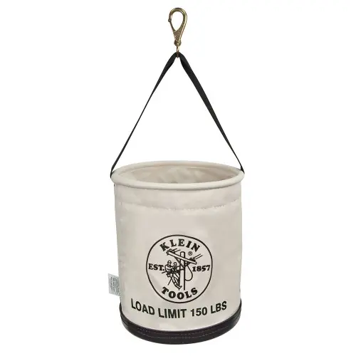 Save Now Klein Tools 5109SLR Canvas Bucket, All-Purpose with Drain Holes, 12-Inch