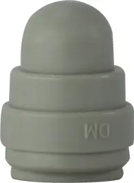 Authentic Midland Metal 20926P Tube End Stop, 5/16 in Push-In, Plastic
