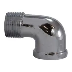 Authentic Midland Metal 1 CHROME PLATED ST 90 ELL Lead-Free - 45165LFCP