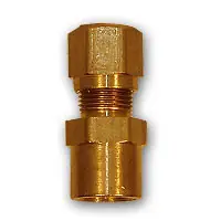 Buy Today Mid-America Fittings NT66-62 Adapter, 3/8 in Tube OD x 1/8 in FNPT, Brass