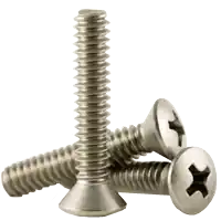 Popular 10-24 x 2 1/4" Machine Screws, Phillips Oval Head, 18-8 Stainless Steel A2, Full Thread, Coarse (UNC), Qty 500