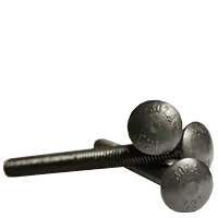 10-24 x 1 1/4" Carriage Bolts, Grade A, A307, Plain Finish, Full Thread, Qty 100 Markdown