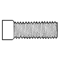 3/8"-16 x 1 1/4" Plow Bolts, Clip Head, Grade 5, Zinc Cr+3, Qty 100 Price Drop