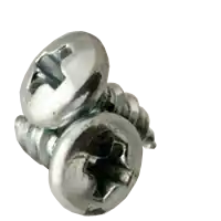 Super Sale 8-18 x 1/2" Self-Tapping Screws, Slotted Indent Hex Washer Head HWH, Type AB, Zinc Cr+3, Full Thread, Qty 100