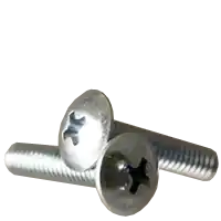 Cheap 8-32 x 5/8" Machine Screws, Phillips Truss Head, Zinc Cr+3, Full Thread, Qty 100