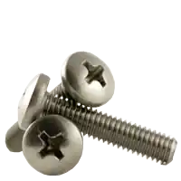 Clearance 1/4"-20 x 5 1/2" Machine Screws, Phillips Pan Head, 18-8 Stainless Steel, Full Thread, Coarse (UNC), Qty 100