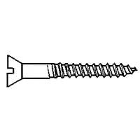 12 x 3" Wood Screws, Phillips Flat Head, Brass, Qty 100 Best Choice