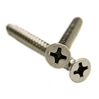 8 x 1" Self-Tapping Screws, Phillips Flat Head, Type A, 316 Stainless Steel, Full Thread, Qty 1000 Top Rated