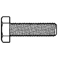 1/2"-13 x 1 1/2" Hex Tap Bolts, Grade A, A307, Hot-Dipped Galvanized HDG, Full Thread, A307, Qty 50 Free Returns
