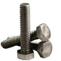 5/8"-11 x 3 1/2" Hex Tap Bolts, Grade A, A307, Plain Finish, Full Thread, Coarse (UNC), Low Carbon Steel, Qty 10 Direct From Factory