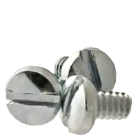 Top Pick 6-32 x 1/2" Machine Screws, Slotted Binder Undercut, Zinc Cr+3, Full Thread, Coarse (UNC), Qty 100