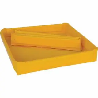 Brady FW363604-Y Foam Wall Spill Berm 36"X36"X4" 22 Oz. Yw Po One Day Deal