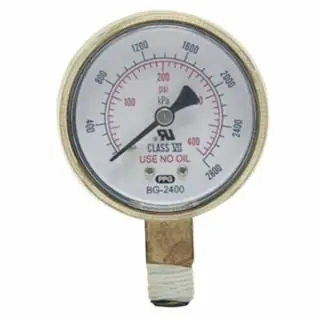 Top Rated Best Welds 900-B2530RL Bw 2-1/2X30 Redline Brass Replacement Gauge