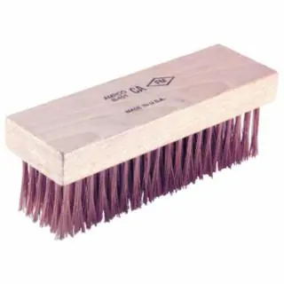 Ampco Safety Tools B-401 6 x 19Row Flat Back Rnd Wire Brush Weekend Sale