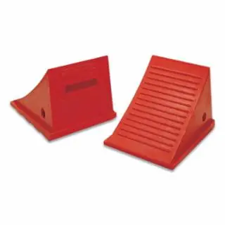 Checkers UC1500-6-P Wheel Chockurethane11.5"X9"X8.5"32"-46" Tire Premium