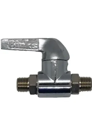 Fresh Stock Binks 72-83030 Low Pressure 2 Way Zincball Valve