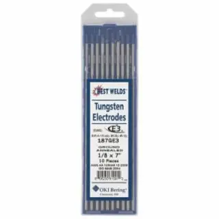 Best Welds 900-187GE3 1/8 X 7 E3 Tungsten Electrode 10/Pk (1 PK) While Supplies Last