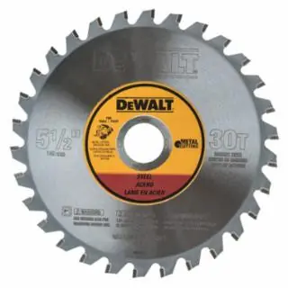 Dewalt DWA7770 5-1/2In 30T Ferr Mtl Cutting 20 mm Arbor Fresh Stock