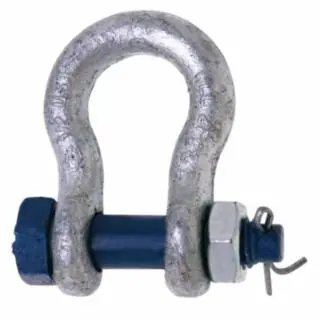 Campbell 5391635 999 1" 8-1/2T Anchor Shackle W/Safet Pin Carbon Bargain